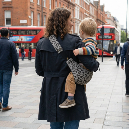 Leopard Pattern Sleek Baby Side Sling Carrier