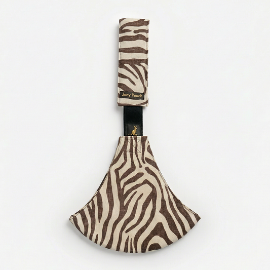 Zebra Pattern Sleek Baby Side Sling Carrier