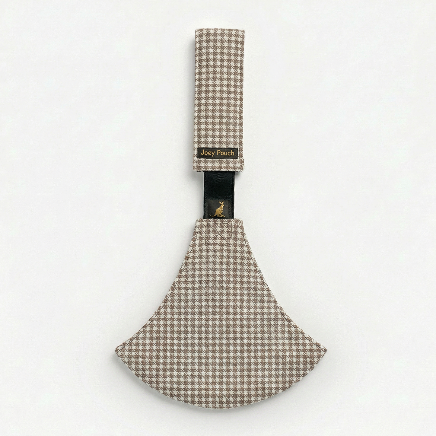 Beige Houndstooth Sleek Baby Side Sling Carrier