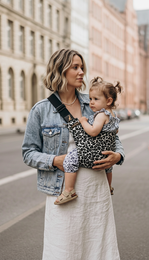 SLING TODDLER CARRIER LEOPARD