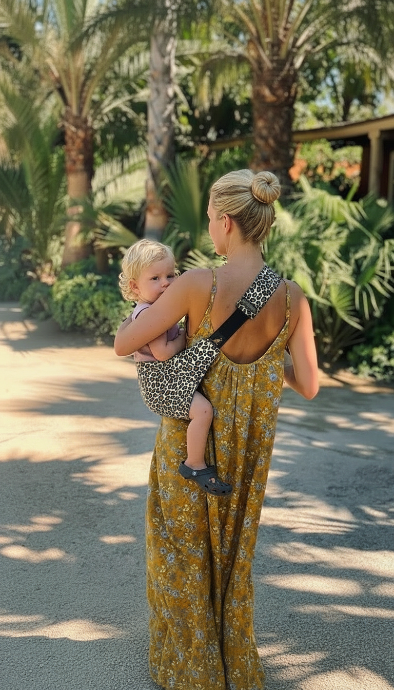 SLING TODDLER CARRIER LEOPARD