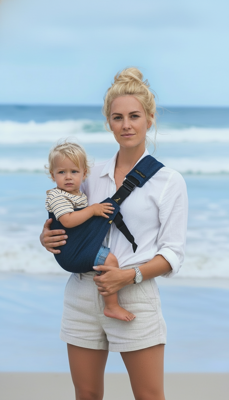 SLING TODDLER CARRIER DENIM
