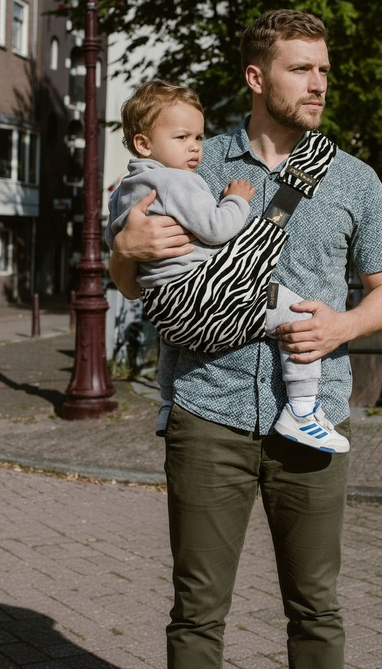 SLING TODDLER CARRIER ZEBRA