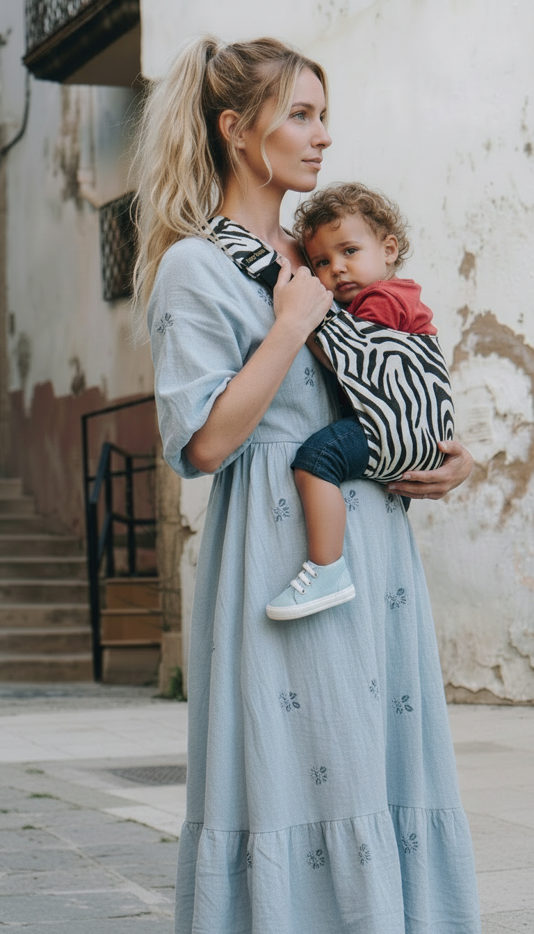 SLING TODDLER CARRIER ZEBRA