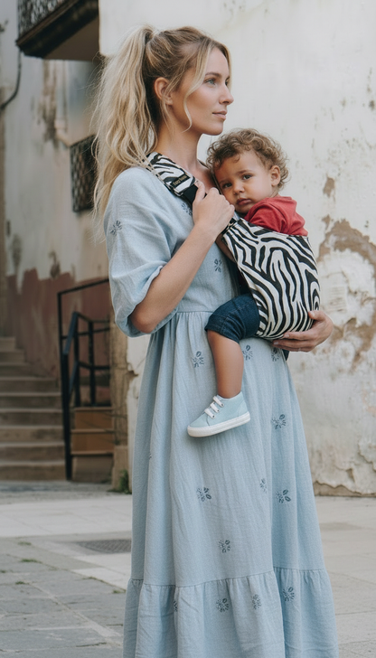 SLING TODDLER CARRIER ZEBRA
