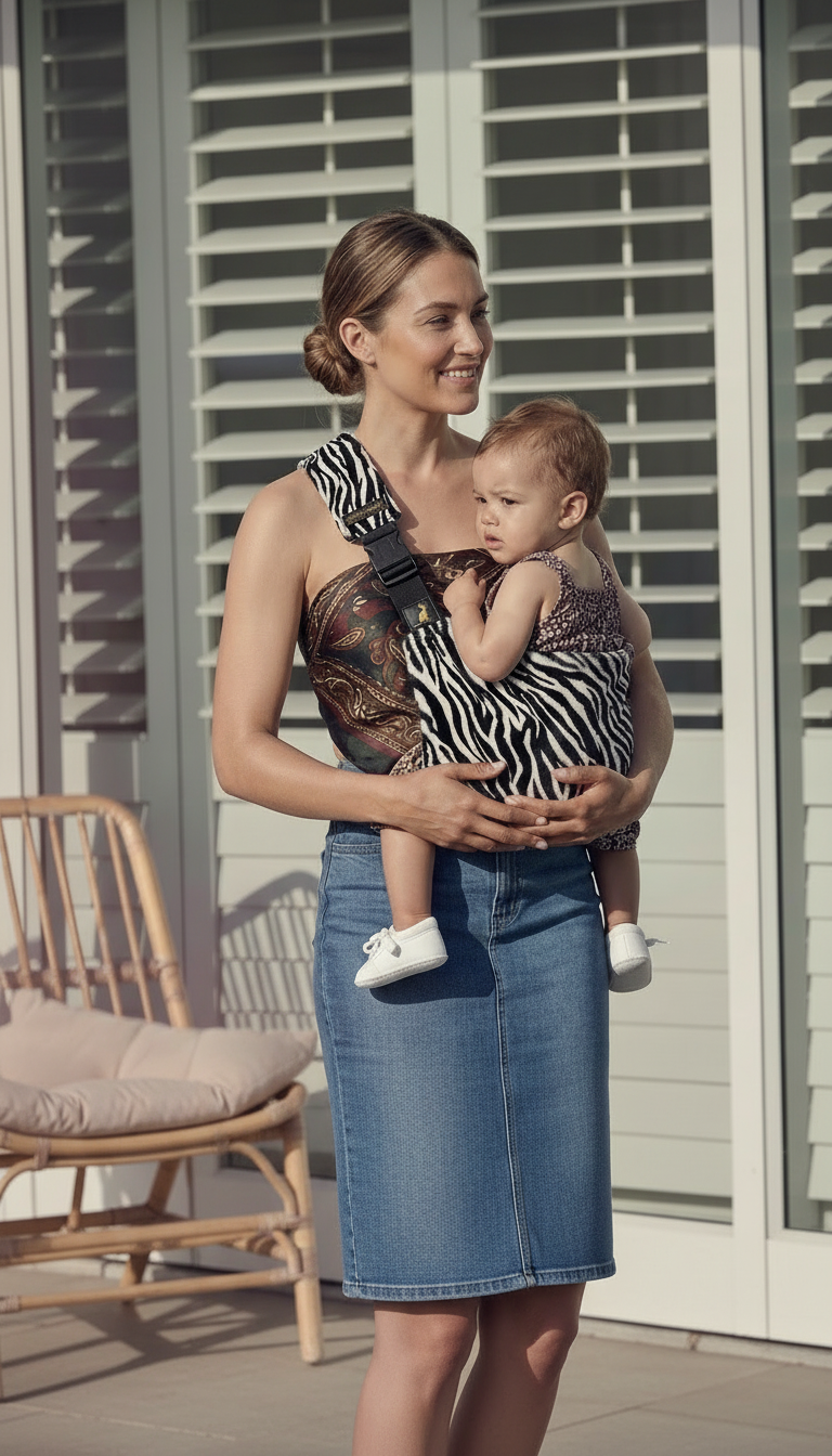 SLING TODDLER CARRIER ZEBRA