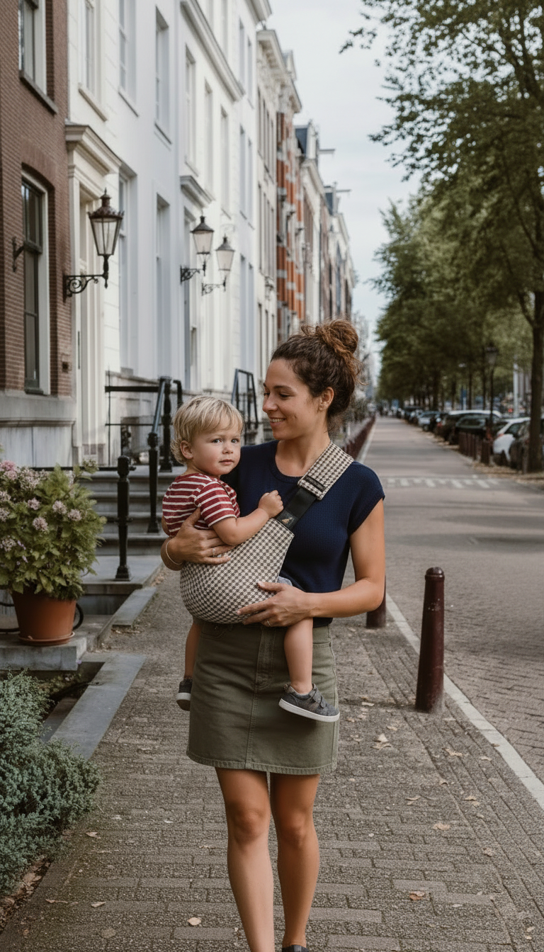 SLING TODDLER CARRIER BEIGE