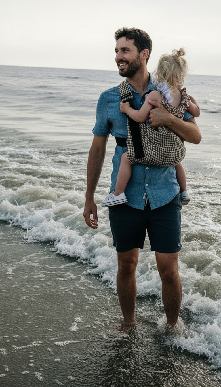 SLING TODDLER CARRIER BEIGE