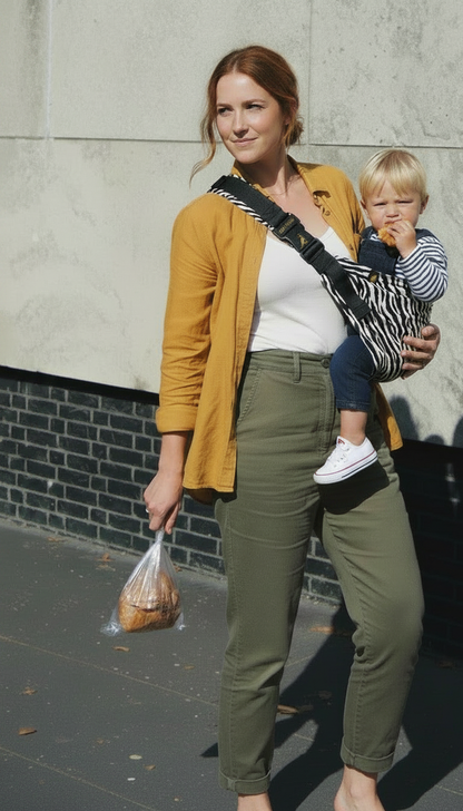 SLING TODDLER CARRIER ZEBRA