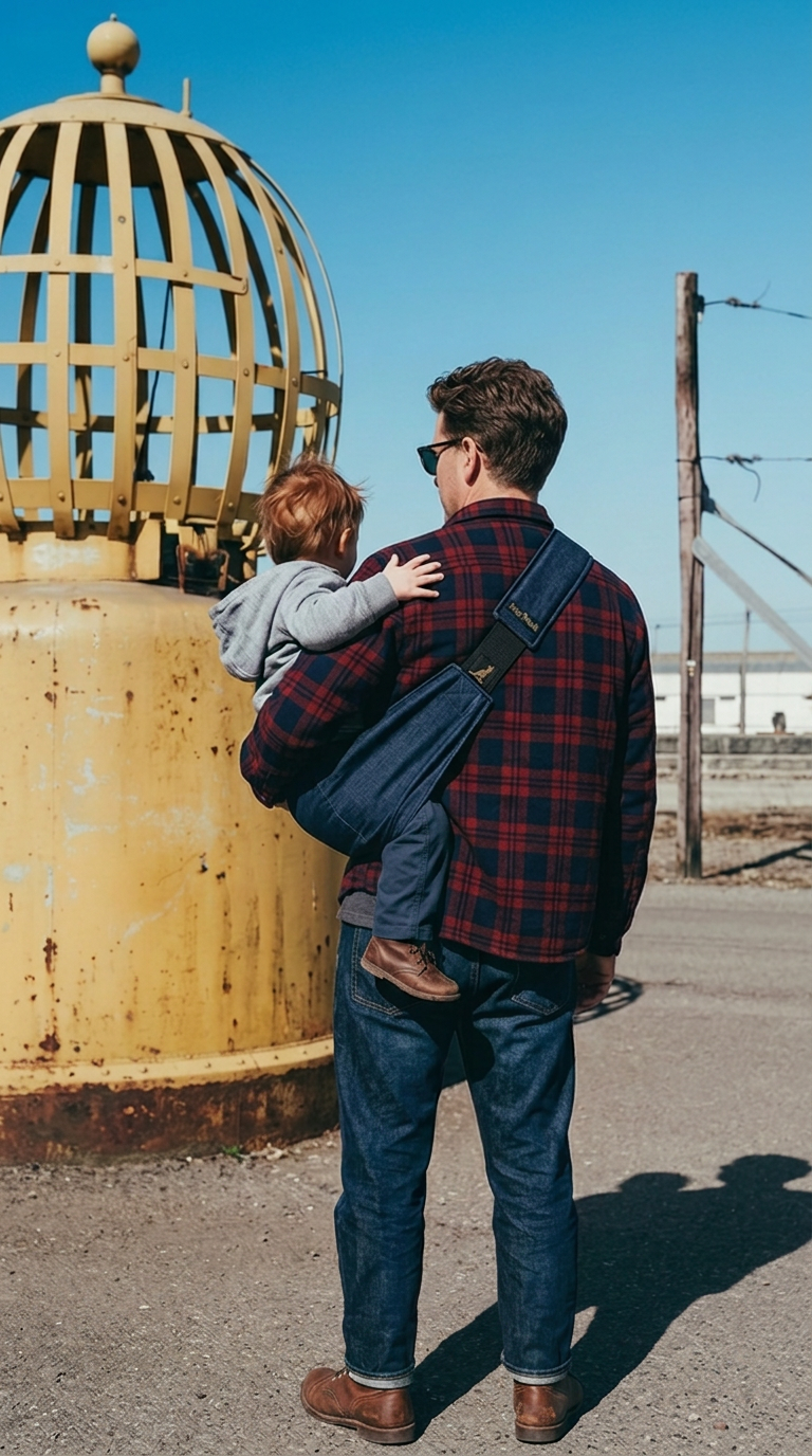 SLING TODDLER CARRIER DENIM